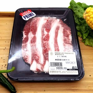 美國USDA CAB PRIME雪花肥牛片（0.5LB約220～240g）