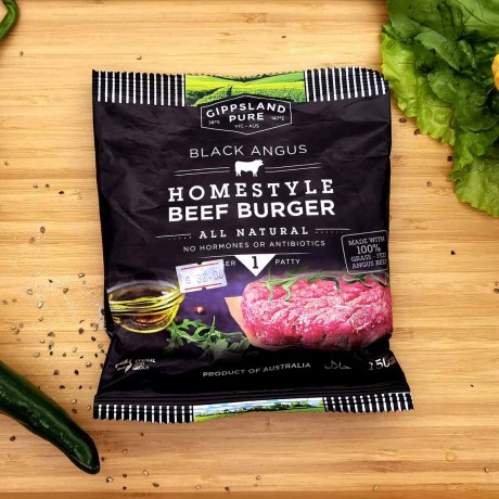 HOMESTLE BEEF BURGER