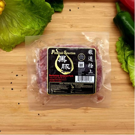 美國PREMIUM SELECTION嚴選極上黑豚免治（約 220G/包）  