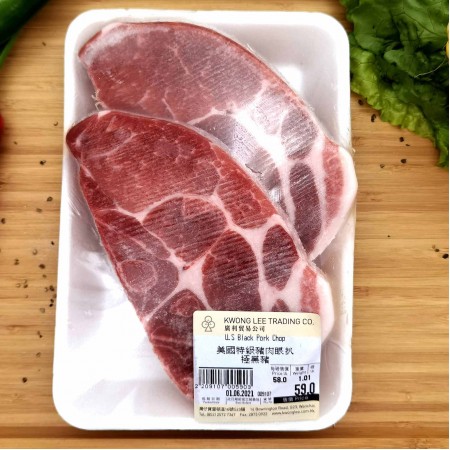 美國極黑豬特級豬肉眼扒（$58/LB - 每包約1LB）