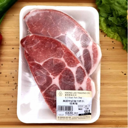 美國極黑豬特級豬肉眼扒（$58/LB - 每包約1LB）