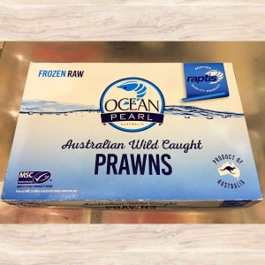 澳洲 OCEAN PEARL 野生白蝦（約 1.5KG/盒）