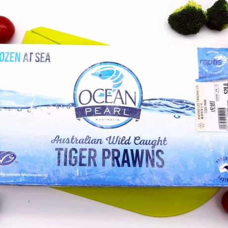 澳洲 OCEAN PEARL 野生虎蝦（約 1.5KG/盒）