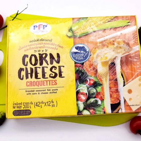 PFP 芝士栗米炸魚餅（約 500G/包）