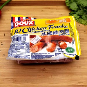 法國 DOUX 原味雞肉腸【清真】（約 340G/包）